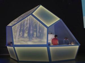 VIDEO: Latvijas EXPO paviljona izslavētās projekcijas