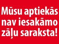 Aptiekās izliks plakātus par rekomendējamo zāļu sarakstu neesamību
