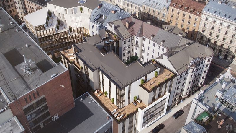 Investējot 14 miljonus eiro, Rīgas centrā top jauns biznesa centrs