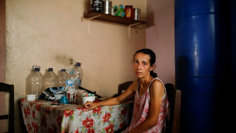 FOTO STĀSTS: Badā dzīvojošie Venecuēlas iedzīvotāji cer uz drīzu palīdzību