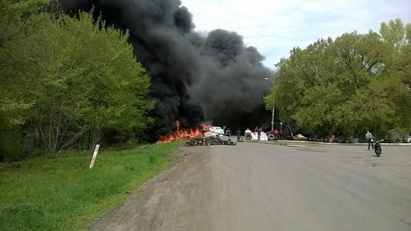 Papildināta - Slavjanskā sākusies apšaude; bojāgājušo skaits pieaug