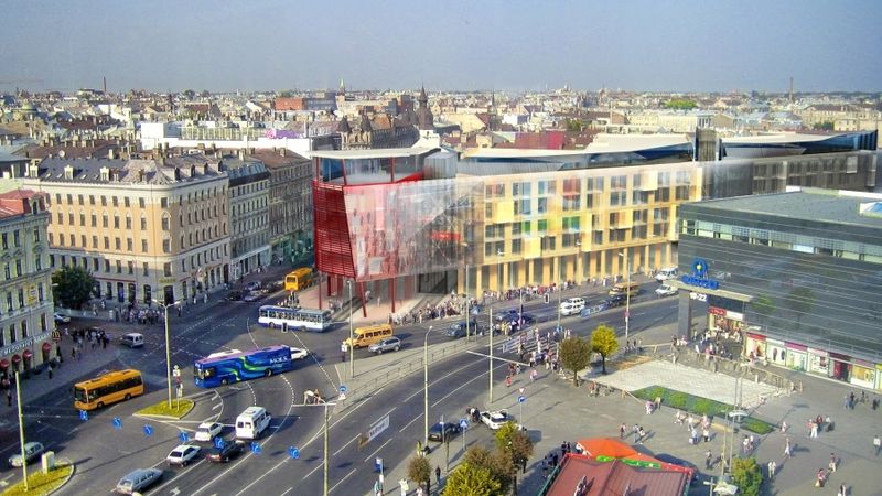 Biroju ēkā iepretī stacijai investēs ap 40 miljoniem eiro