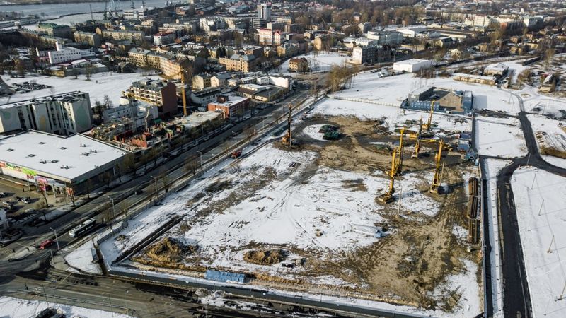 FOTO: vērienīgā projekta New Hanza teritorija no putna lidojuma