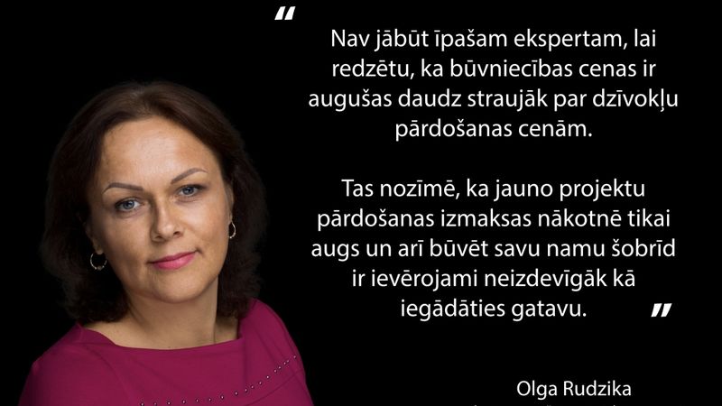 Būvēt savu namu šobrīd ir ievērojami neizdevīgāk kā iegādāties gatavu