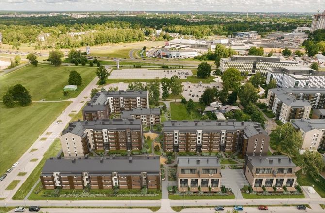 Lindenholmas kvartālā tiek celtas vēl septiņas dzīvojamās ēkas īrei