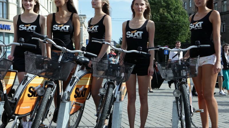 Sixt velosipēdus Rīgā iznomās par 70 santīmiem pusstundā