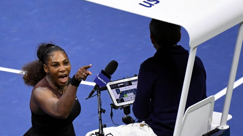 Serēnai Viljamsai 17 000 dolāru sods par pārkāpumiem «US Open» finālā