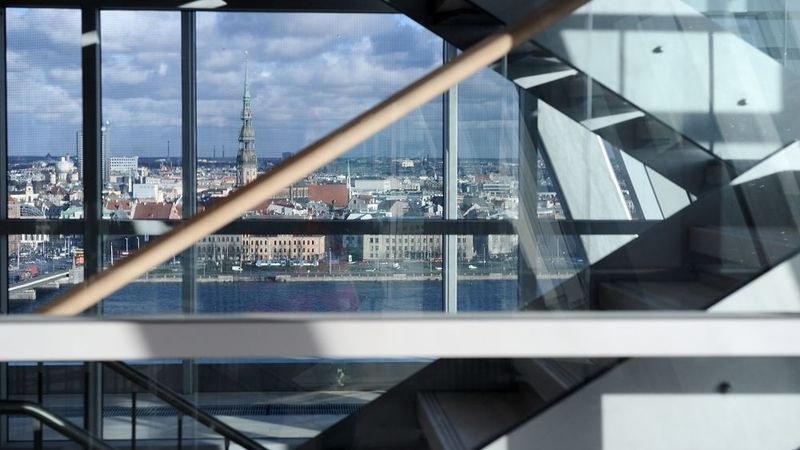 Būvdarbi Gaismas pilī patlaban gandrīz pabeigti