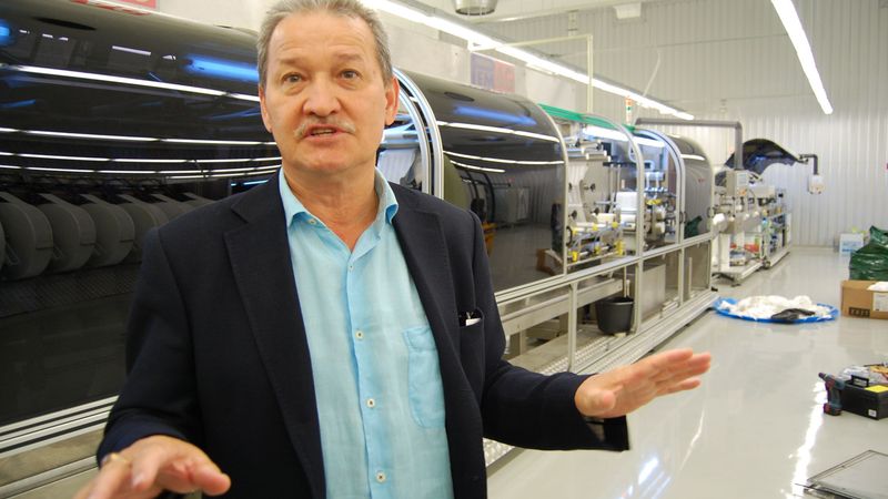 Mitro salvešu ražotājs Liepājā gatavojas startam