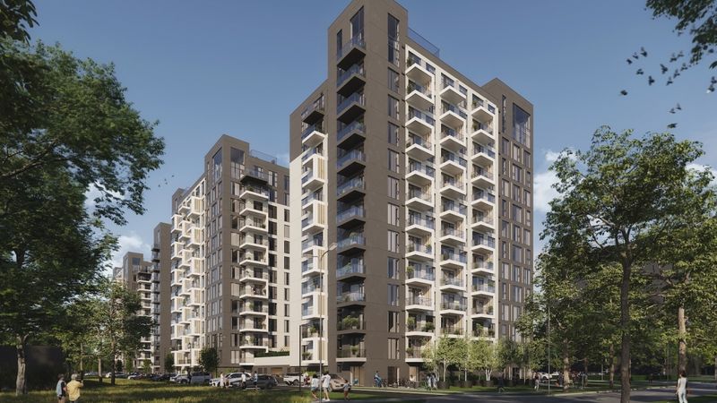 Merks mājas būvēs dzīvojamo kvartālu Skanstē