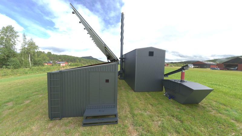 EcoHeat Technologies uzstāda modulāro šķeldas katlumāju Laucienes pansionātam