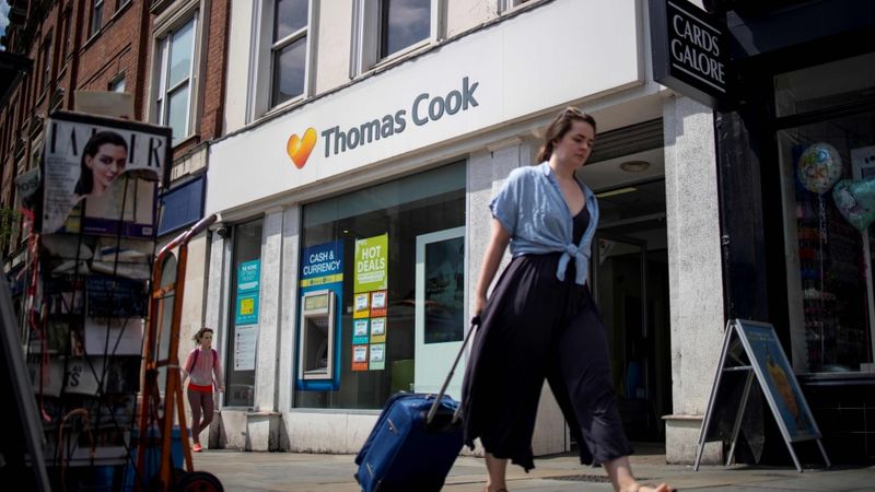 Lielbritānijas tūrisma operators Thomas Cook paziņo par bankrotu