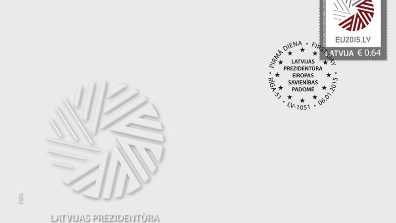Nākamgad pirmā pastmarka būs veltīta Latvijas prezidentūrai ES Padomē