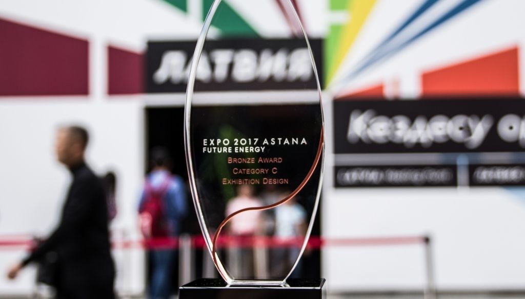 FOTO: Latvijas paviljons pirmo reizi EXPO iegūst augsta līmeņa atzinību