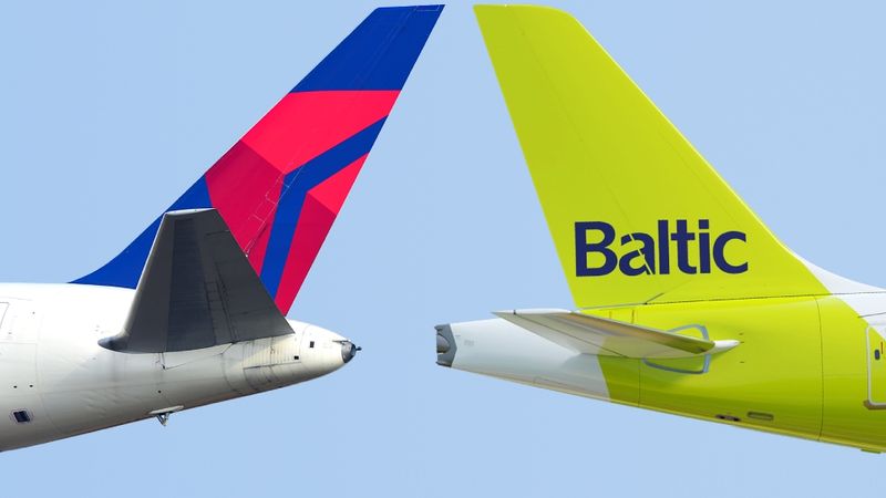 airBaltic sāks sadarbību ar ASV aviokompāniju Delta Air Lines
