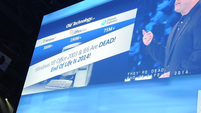 Microsoft: produkti XP, Office 2003 un IE6 «ir miruši»