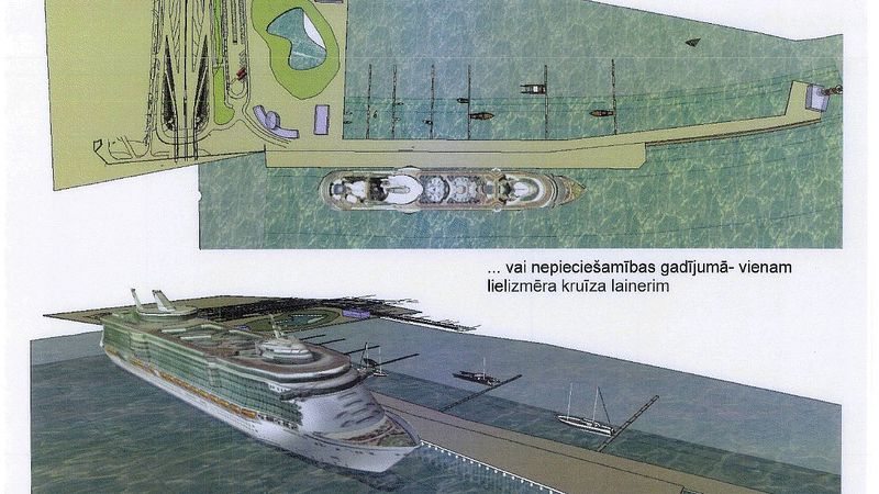 Papildināta ar foto - Par 1,3 miljoniem latu Ķīpsalā taps jauns jahtklubs