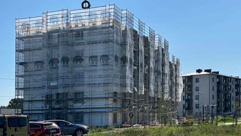 Pabeigti apjomīgākie būvdarbi Dreilinga māju 15. ēkai