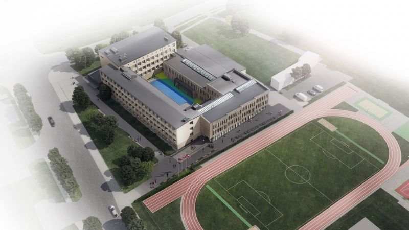 Investējot 6,2 miljonus eiro, Tukuma 2.vidusskolu pārbūvēs Bildberg
