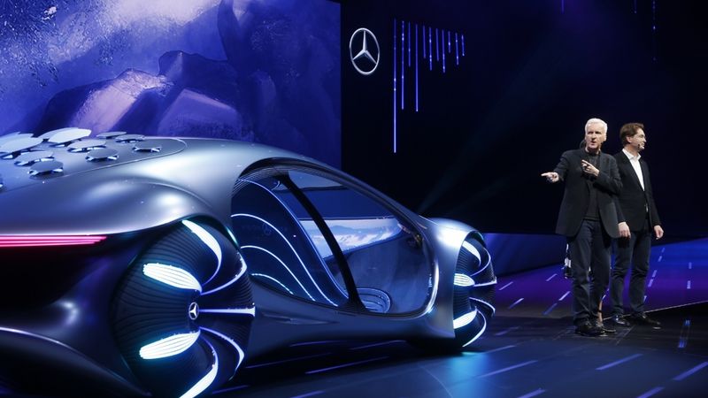 FOTO: Avatars iespaidā tapis Mercedes-Benz konceptauto