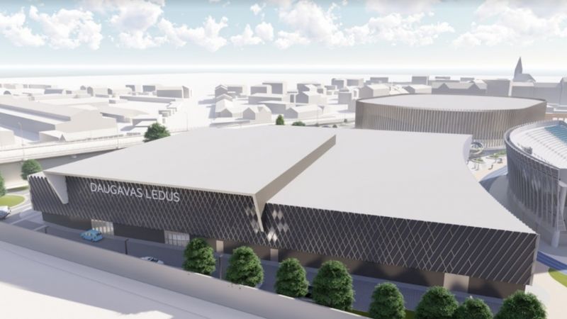 Daugavas stadiona iepirkumā par ledus halles projektēšanu saņemti pieci pieteikumi
