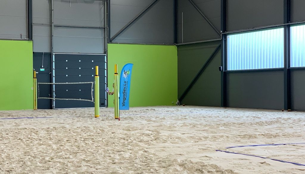 FOTO: Atklāj pludmales sporta centru  Ruukki