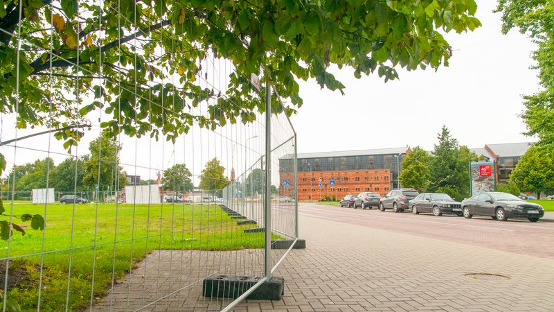 Sāk iekārtot Lielā dzintara koncertzāles būvlaukumu