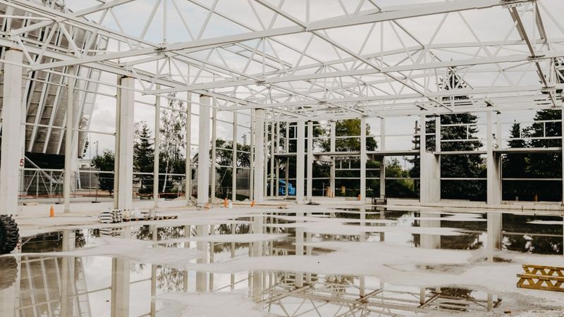 FOTO: Daugavas stadiona ledus halles spāru svētki