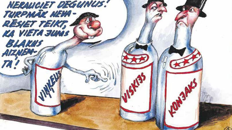 DB karikatūra: Mazumtirdzniecības ķēdēm Svētā Pētera sindroms