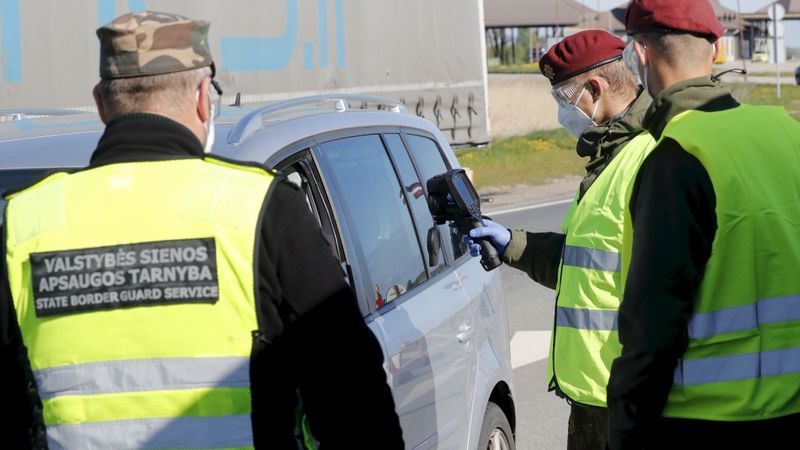 Lietuva pagarina Covid-19 apturēšanai noteikto robežkontroli