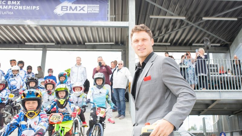 Atklāta Māra Štromberga BMX trase Valmiera