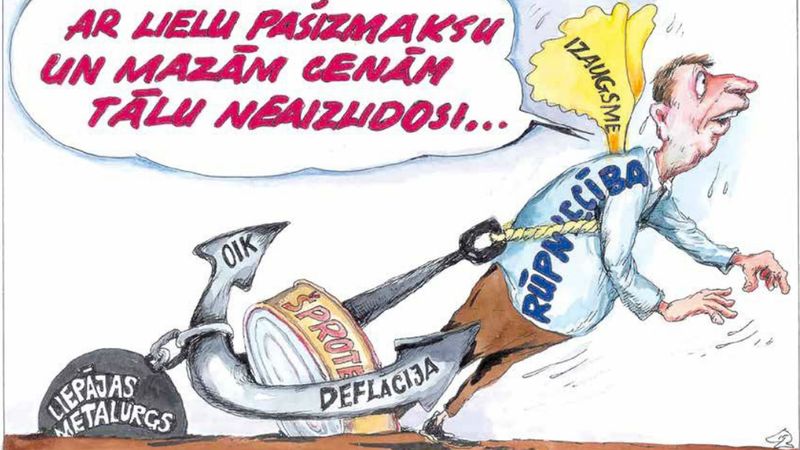 DB karikatūra: Pa negāciju viļņiem manevrējam veiksmīgi