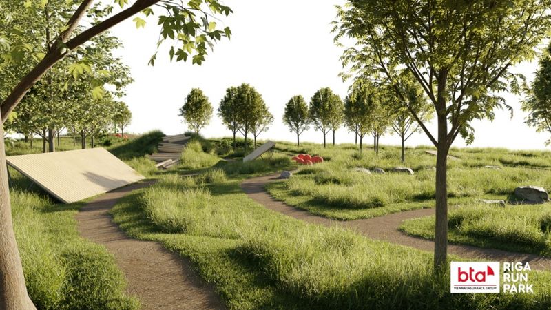 Uzvaras parkā taps unikāla skriešanas trase