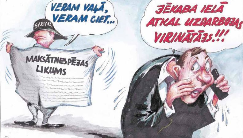 DB karikatūra: Saeimas paraugstunda efektīvai strādāšanai