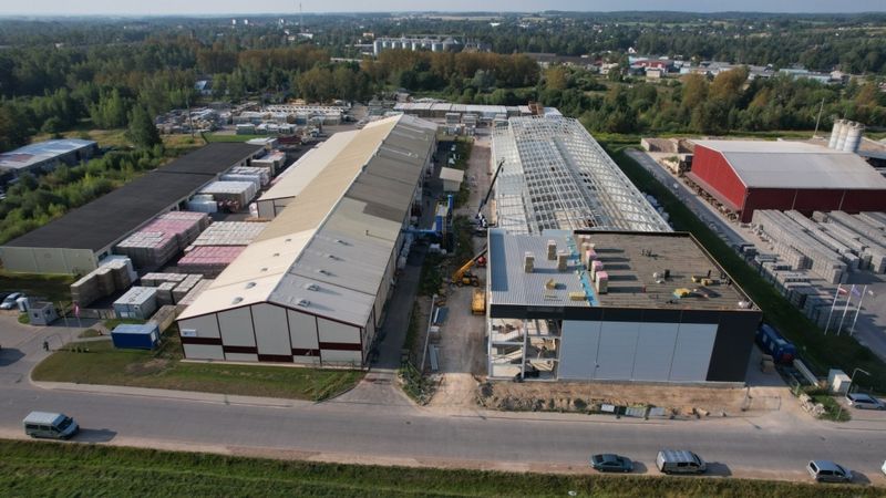 Jaunas sendvičpaneļu ražotnes izveidē Tenax  investē 12 miljonus eiro