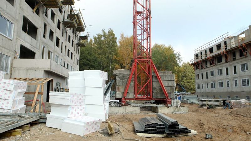 Būvniecības izmaksas sarukušas