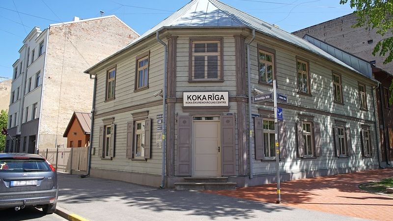Koka Rīga telpās izveidota restaurācijas darbnīca