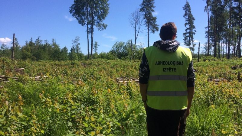 FOTO: Papildināta - Plānotās Rail Baltica trases teritorija Ķekavas novadā