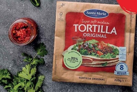 Mainot tortiļu iepakojumu, gadā ietaupīs 150 tonnas plastmasas