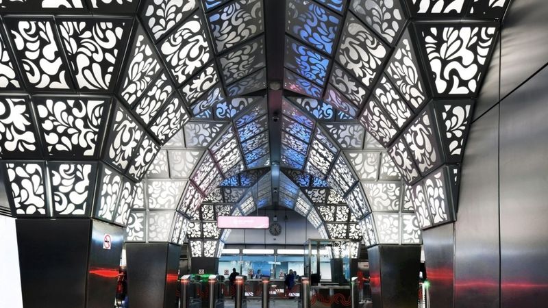 FOTO: Latvijā projektēta metro stacija atzīta par skaistāko Maskavā