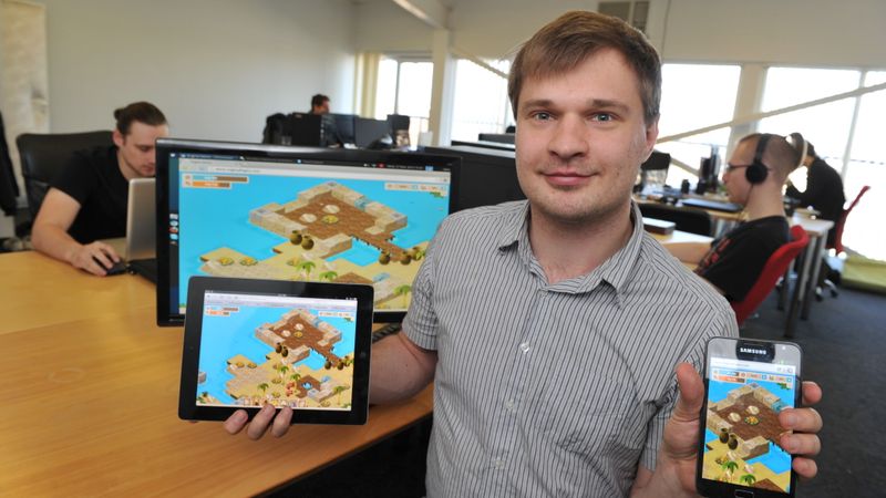 MightyFingers izstrādā tehnoloģiju, kas ļauj uzprogrammēt spēli vienreiz, nevis katrai ierīcei atsevišķi