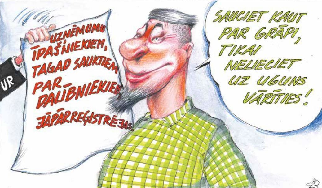 Karikatūra: Agris Liepiņš