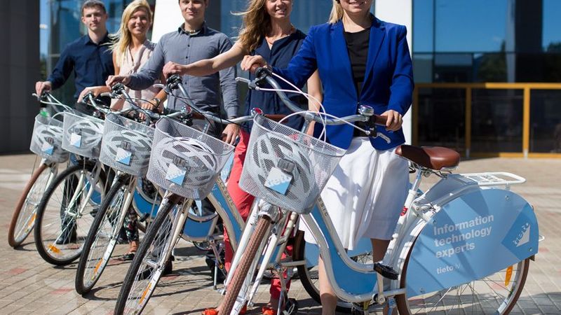 Tieto Latvia darbinieki ikdienā varēs izmantot uzņēmuma velosipēdus