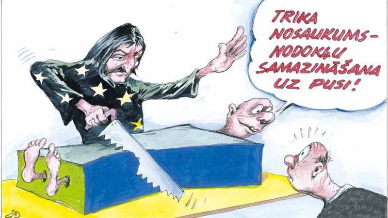 DB karikatūra: Kā uzņēmējam ietekmēt likumdevēju?