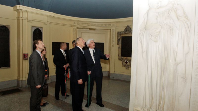 Andra Bērziņa darba vizīte ASV fotogrāfijās