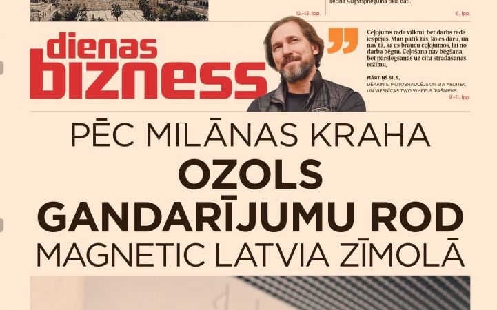 Pēc Milānas kraha Ozols gandarījumu rod Magnetic Latvia zīmolā