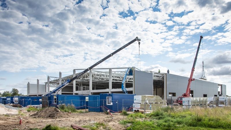 Baltkrievu uzņēmumam Ultraplast EU Ventspilī būvē polikarbonāta lokšņu ražotni