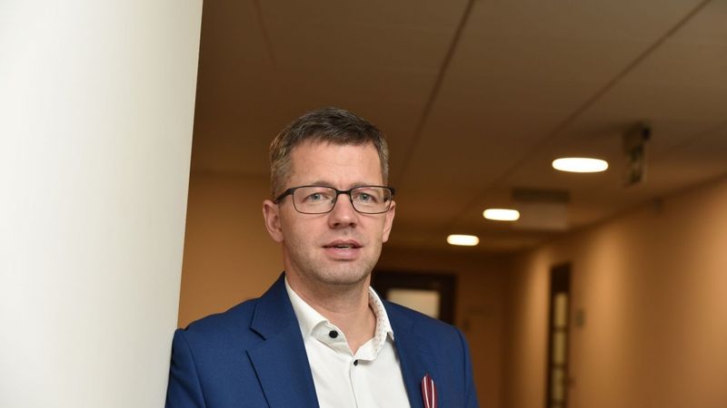 Portrets - Latvian Retail Management valdes priekšsēdētājs Imants Kelmers