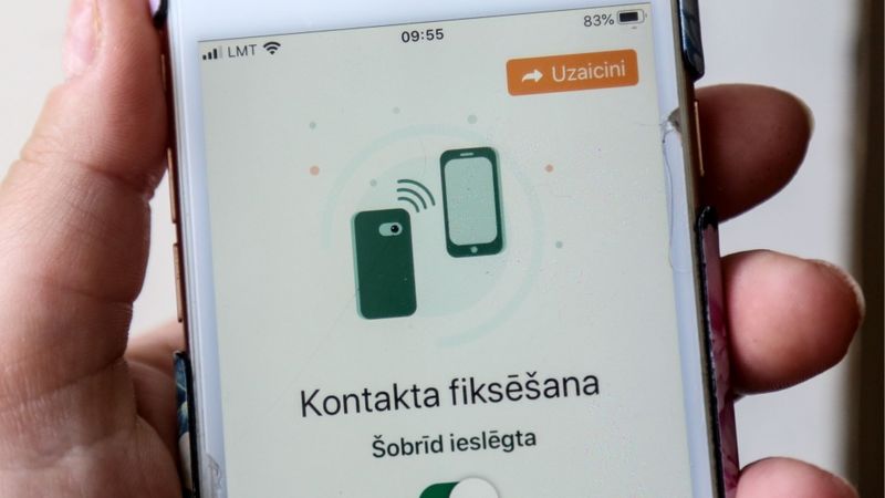 Pirmo reizi lietotne Apturi Covid izmantota kāda saslimušā kontaktpersonu apzināšanā