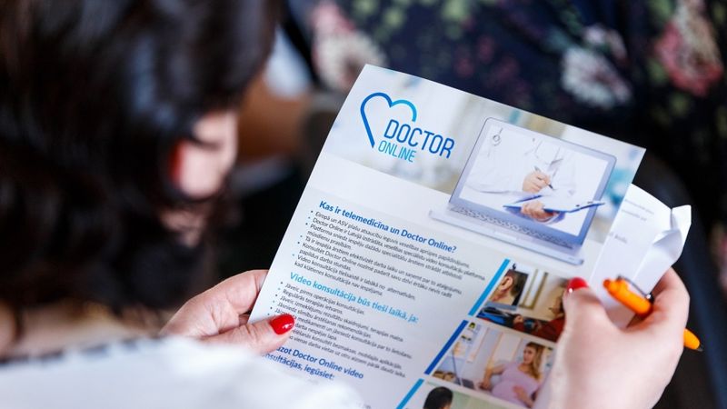 Platforma DoctorOnline nodrošinās ārstu konsultācijas tiešsaistē